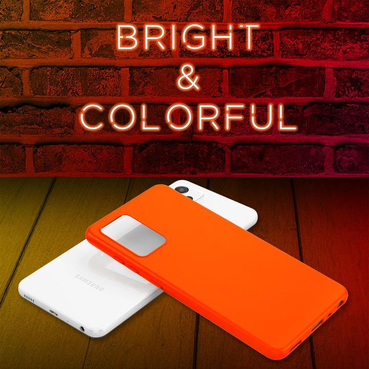 Immagine prodotto Nalia Custodia per cellulare in silicone al neon (Samsung Galaxy A72)