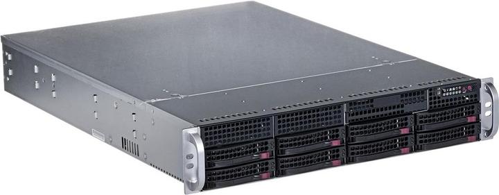 Actual product image Supermicro SC825 TQC-R802LPB - Rack mount - 2U