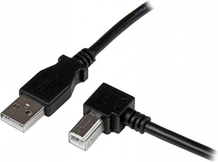 Actual product image StarTech 3m USB 2.0 A to B cable right angled - St/St - USB printer cable (3 m, USB 2.0)