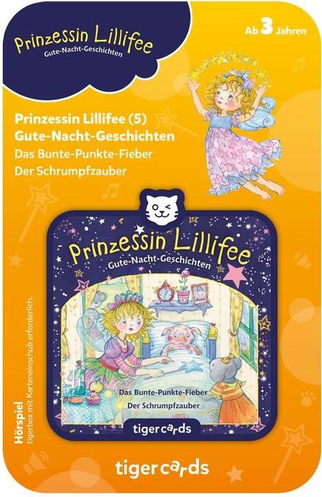 Produktbild Tigermedia Tigercard Prinzessin Lillifee (5): Gute-Nacht-Geschichten- Folge 9+10 (Deutsch)