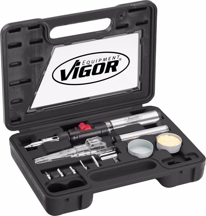 Actual product image Vigor Gas Soldering Iron Set V5512