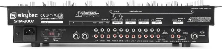 Image du produit Skytec Table de mixage pour DJ STM-3007 (Mélangeur de ligne)