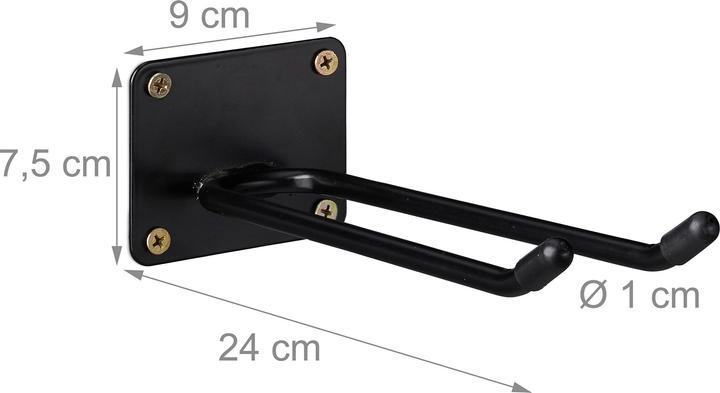 Actual product image Relaxdays 2x wall hooks