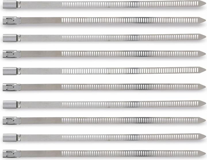 Valeurs nutritives et ingrédients BGS Assortiment de serre-câbles Acier inoxydable inoxydable 7,0 x 200 mm 10 pièces (Serre-câbles métalliques, 200 mm, 10 pcs)