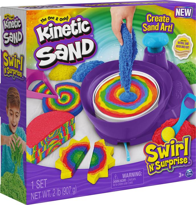Actual product image Spin Master Kinetic Sand Swirl n' Surprise