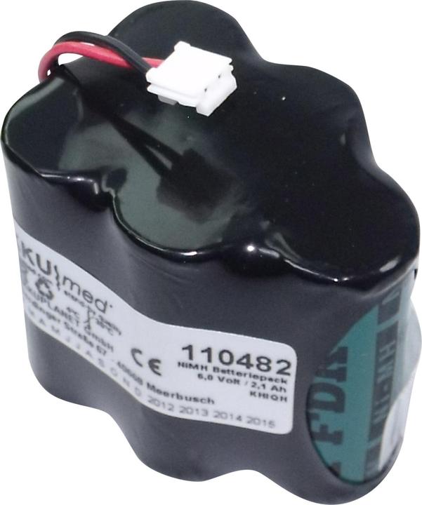 Actual product image XCell NiMH battery suitable for Nidek KeratoMeter KM500, type KM-500BPI (1 pcs., 2100 mAh, Rechargeable battery)