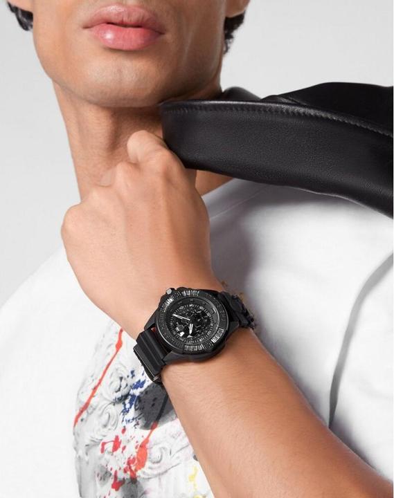 Actual product image Philipp Plein PWNAA0322 The $kull Unisex 41mm 5ATM (Analogue wristwatch, 41 mm)