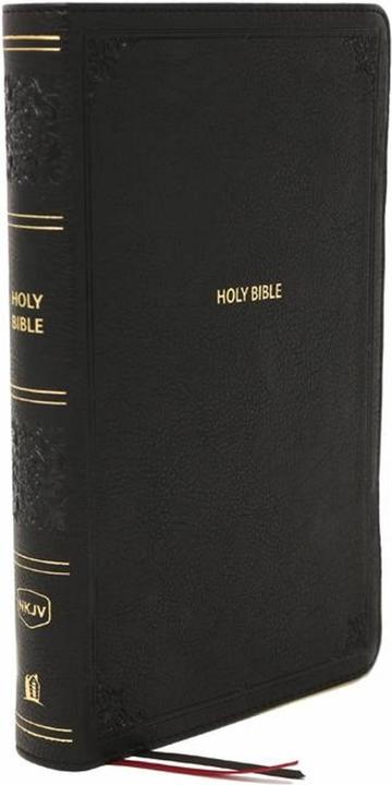 Immagine prodotto NKJV, Bibbia di riferimento con fine dei versi, formato personale a stampa grande, in pelle (Rigatura speciale)