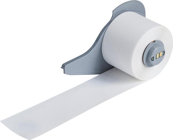 Immagine prodotto Brady M7C-1500-414, nastro BradyGrip con gancio e anello per stampa, poliestere, nero su bianco, opaco,