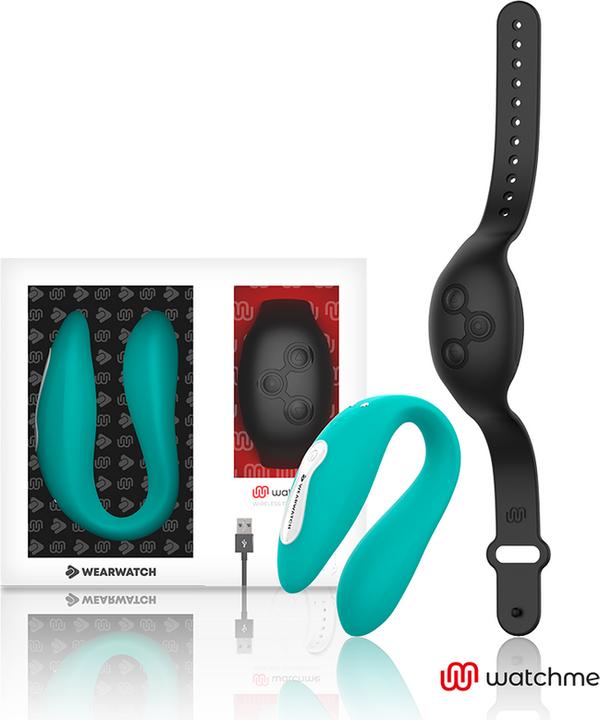 Produktbild Wearwatch Dual Pleasure Drahtlose Technologie Watchme Aquamarine / Jet Black