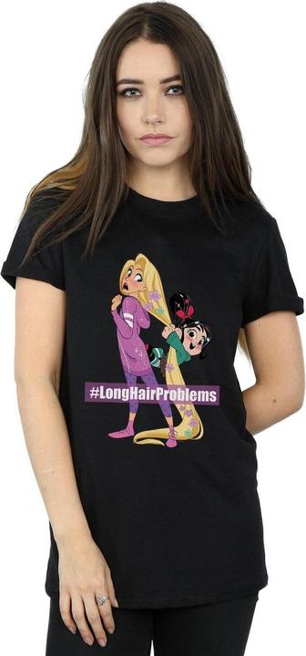 Immagine prodotto Disney Wreck It Ralph Rapunzel And Vanellope Maglietta Ampia Donna (XL)