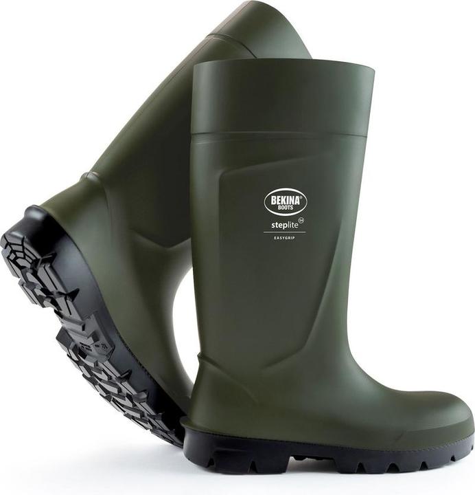 Bekina Boots Steplite EasyGrip S4 Stiefel grün/schwarz - Grösse 43 (43)