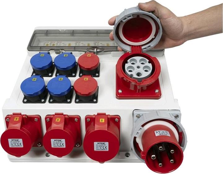 Produktbild Ekström Stromverteiler (6 x, CEE, Typ 25, Typ 23)