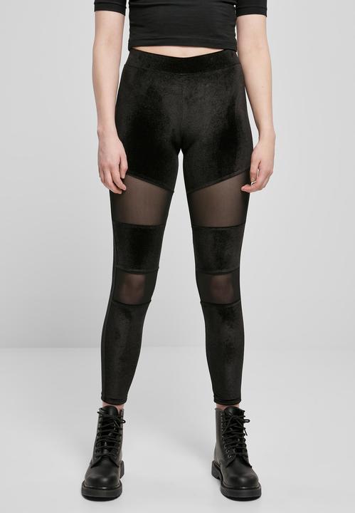 Image du produit Urban Classics Leggings en maille technique velours pour femmes (4XL)