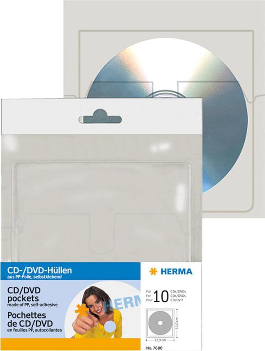 Produktbild HERMA CD/DVD Hüllen