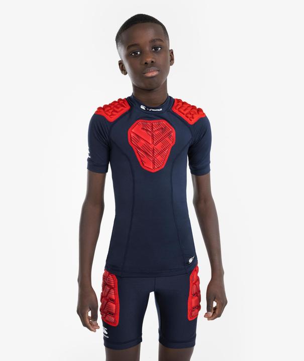 Decathlon Protection d'épaule Rugby enfants - R500 Canterbury bleu (6, 7, 8)