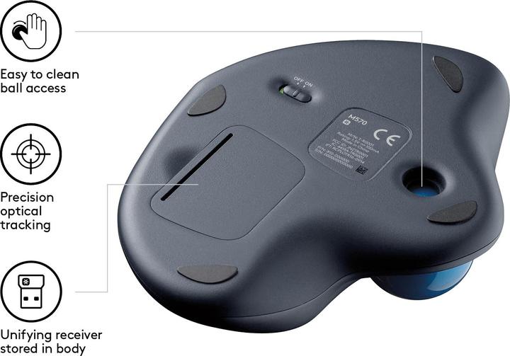 Actual product image Logitech M570 (Wireless)