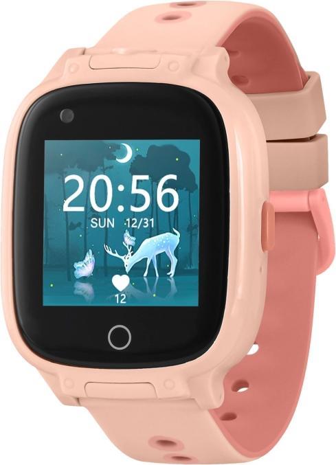 Produktbild Garett Smartwatch Electronics Kids Twin 4G Różowy (Kids Twin 4G różowy) (56 mm)