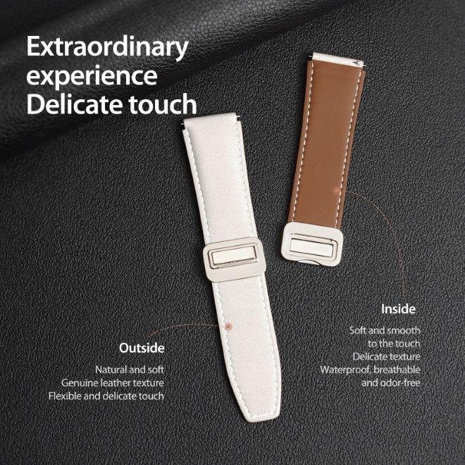 Actual product image Dux Ducis YA Series genuine leather strap (22 mm, Genuine leather, Galaxy Watch3 (45mm), Gear S3 Classic, Gear S3 Frontier)