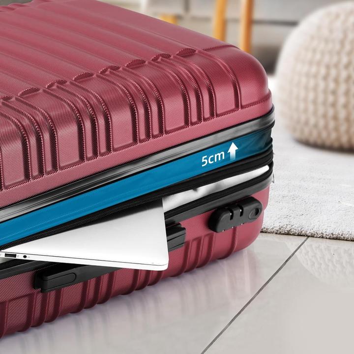 Image du produit Beibye Erweiterbarer Hartschalenkoffer (45 l, Bagage à main (jusqu'à 50l))