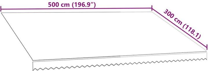 Produktbild VidaXL Lybed (500 x 300 cm)
