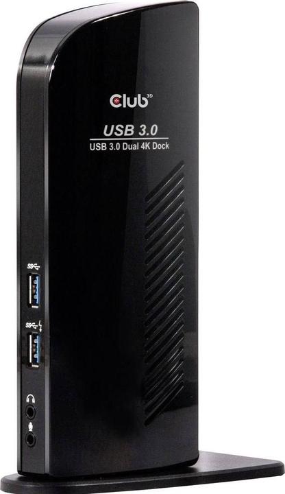 Actual product image Club 3D Dual Display Docking Station 4K60Hz (USB-B, 6 Ports)
