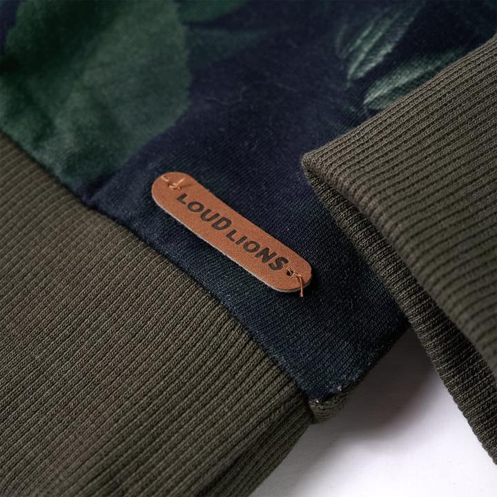 Produktbild VidaXL Kinder-Sweatshirt Khaki 128,Material: 92 % Baumwolle. 8 (128)