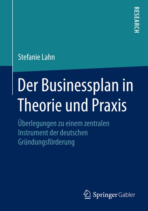 Immagine prodotto Der Businessplan in Theorie und Praxis (Tedesco, Stefanie Lahn, 2015)