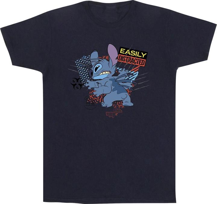 Produktbild Disney Lilo And Stitch Easily Distracted TShirt (XL)