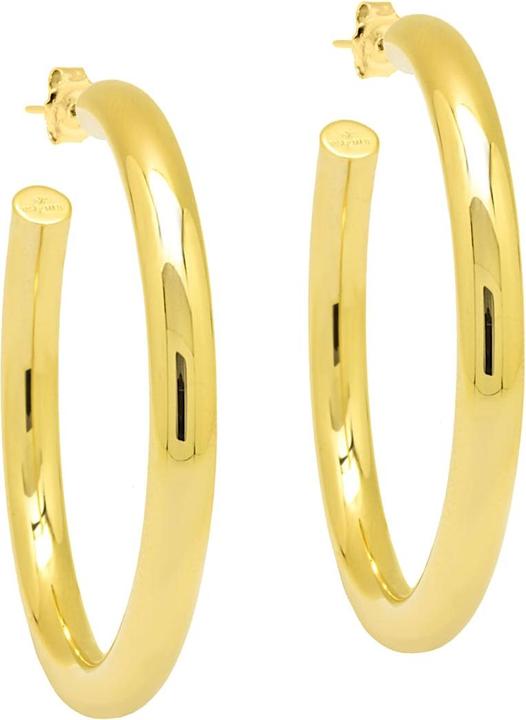 Candy Creolen Amy, 925 Sterling Silber, vergoldet (18k vergoldet, 925er Sterlingsilber)