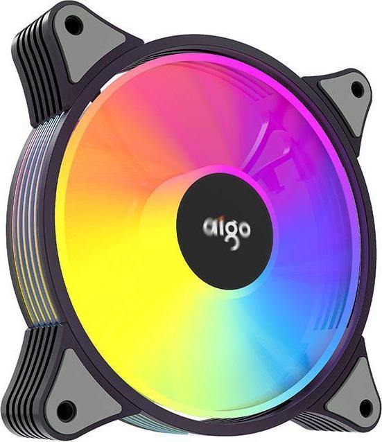 Image du produit Aigo AR12 ARGB Computer Fan set 3in1 120x120 (black) (120 mm, 3 x)
