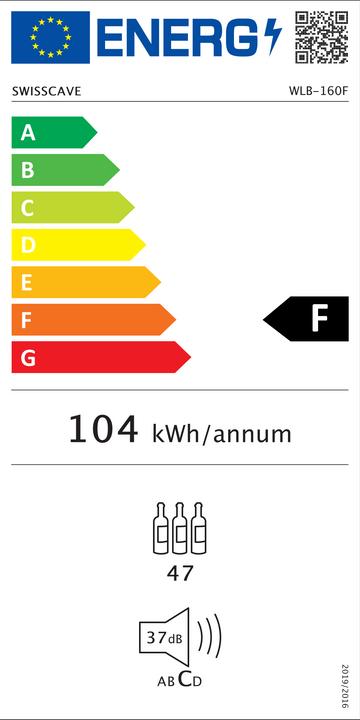 Label énergétique Swisscave WLB-160F