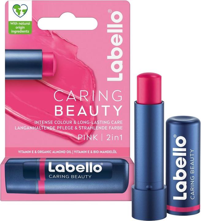 Produktbild Labello Caring Beauty Pink Stick 4.8 g (Pflegestift, 5.50 ml)