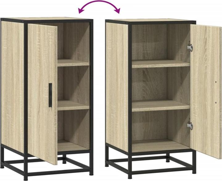 Actual product image VidaXL Sideboard Chest of drawers Sideboard Sonoma oak wood-based material (35.5 x 35 x 76 cm)