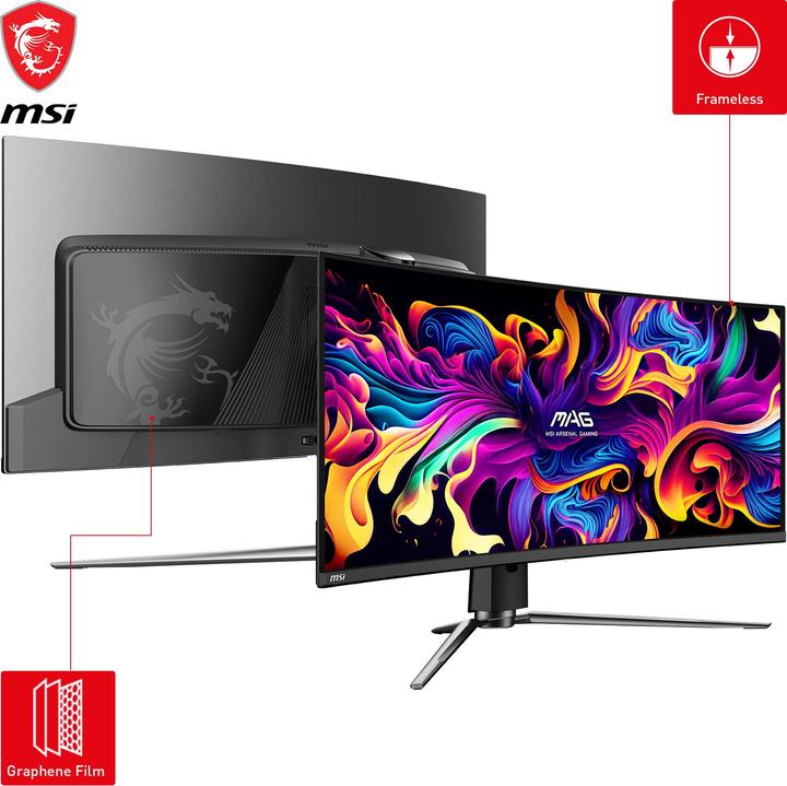 Actual product image MSI MAG 341CQPDE QD-OLED (3440 x 1440 pixels, 34")