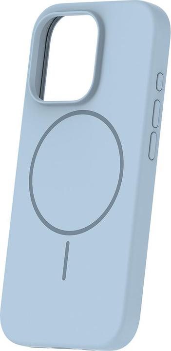 Actual product image OEM Silicone Thin Mag case for iPhone 12 / 12 Pro 6,1" light blue (Apple iPhone 12)