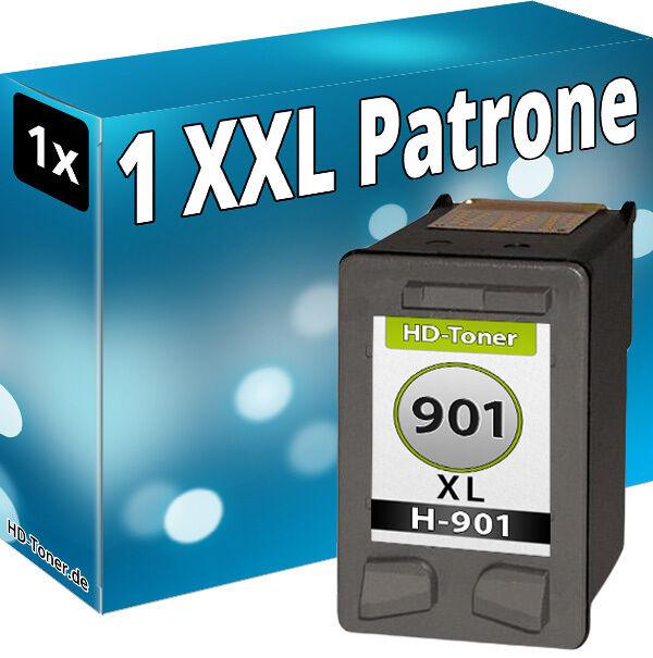 Actual product image Druckfuxx TINTE DRUCKER PATRONEN für HP 901 XL BK OFFICEJET J4500 J4524 J4535 J4