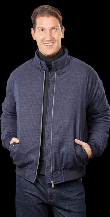 Scotch & Soda Padded Harrington Jacket Blue