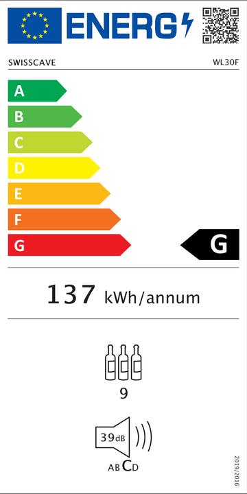 Energie-Label Swisscave WL30F