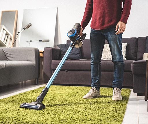 Produktbild Taurus Ideal Lithium Akku Dry HEPA Bagless Schwarz, Blau