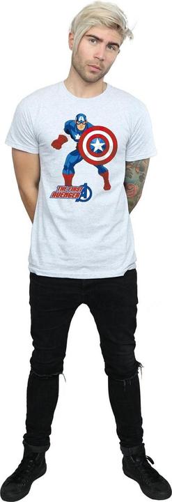 Image du produit Mens Captain America The First Avenger T-Shirt (L)