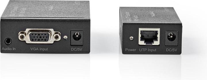 Produktbild Nedis VGA Extender VGA/Audio Entfernung bis zu: 300 m Cat5e / Cat6 1920x1200 Euro/Typ C (CEE 7/16) /