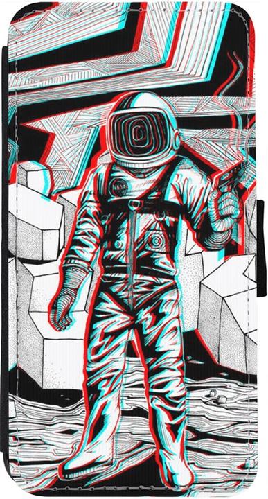 Actual product image PhoneLook Coque Wallet noir Anaglyph Astronaut (Apple iPhone 12 Pro Max)