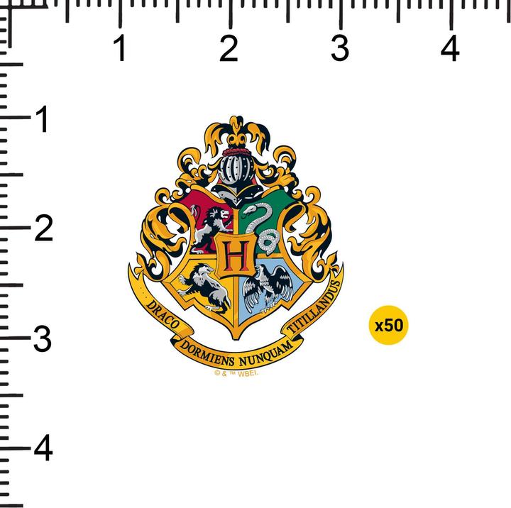 Produktbild Hogwarts Wappen Aufkleber Deluxe 50erPack Vinyl