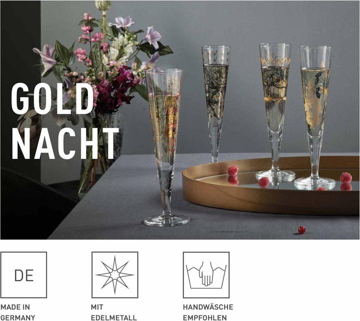 Actual product image Ritzenhoff Golden night (20.50 cl, 2 Glasses, Champagne glasses)