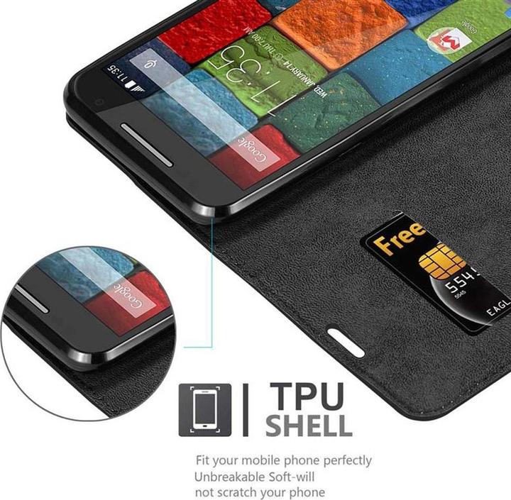 Produktbild Cadorabo Book Invisible Magnet Cover (Motorola Moto X2)
