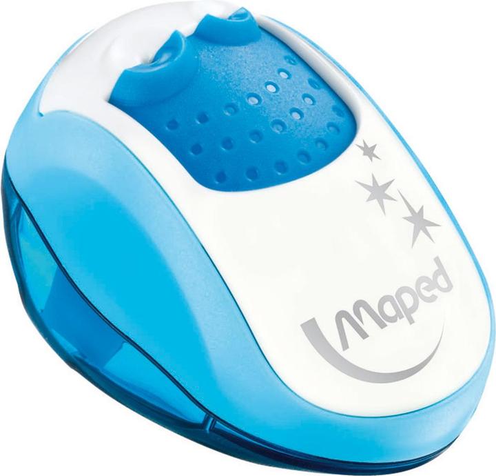 Actual product image Maped Sharpener with collection container Clean, 2 pencil sizes, f.ass., in blister pack