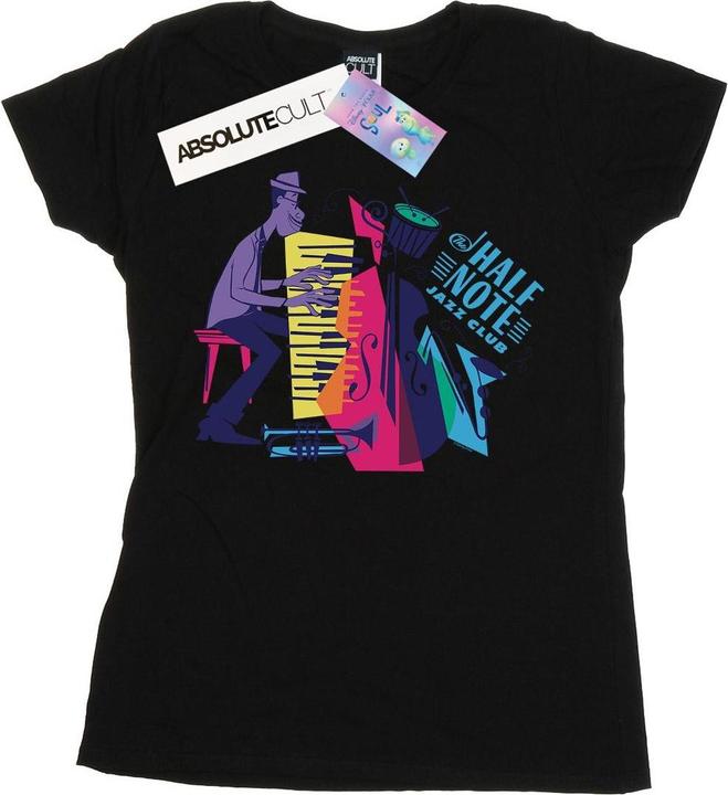 Actual product image Disney Womens/Ladies Soul Joe Gardner Jazz Club Cotton T-Shirt (M)