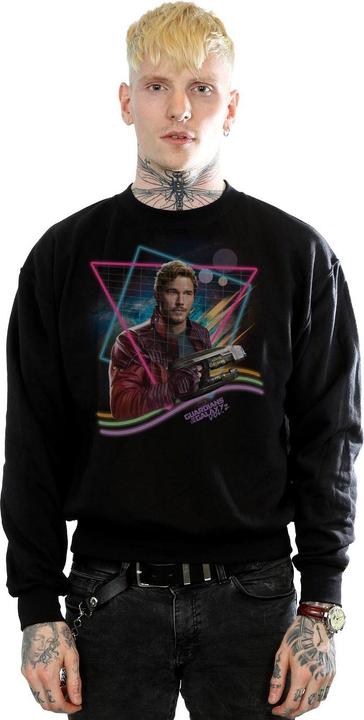 Actual product image Mens Guardians Of The Galaxy Neon Star Lord Sweatshirt (XL)