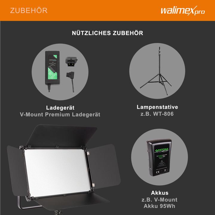 Actual product image Walimex pro LED Niova 150-F Pro Bi Color (Surface luminaire)
